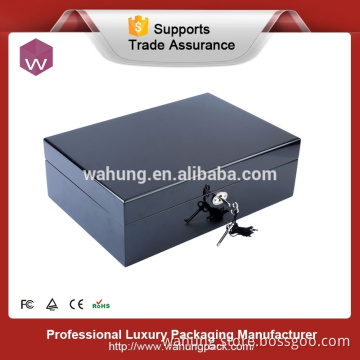 popular matte painting wood jewellery box wholesale with mirror